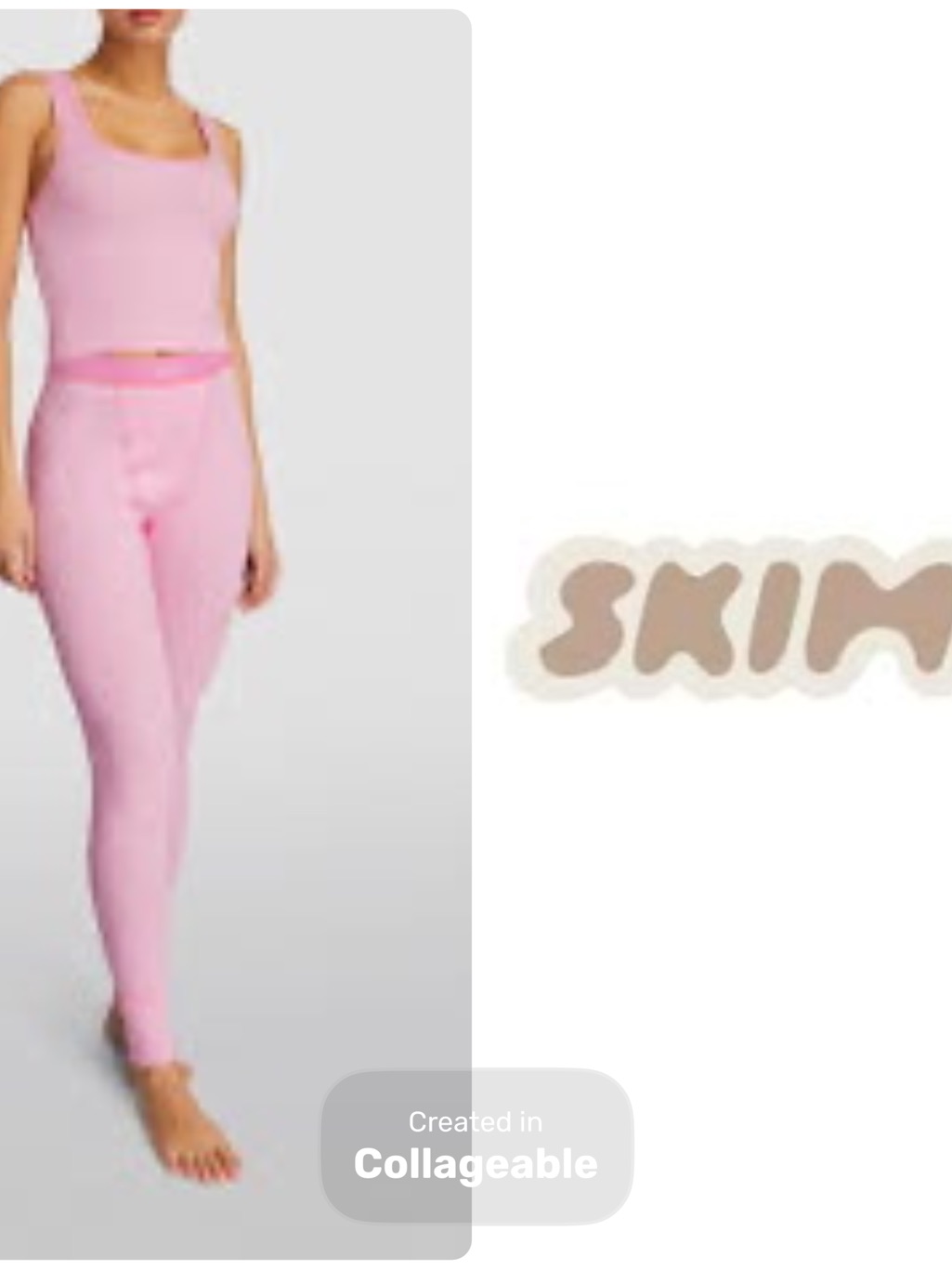 Wowskims Pink Leggingsnwt